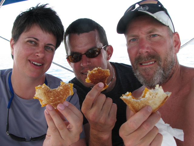 Toasted Cheese Sandwich eating styles