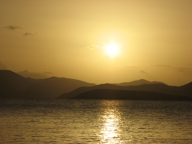 Sunset over St. John (T)