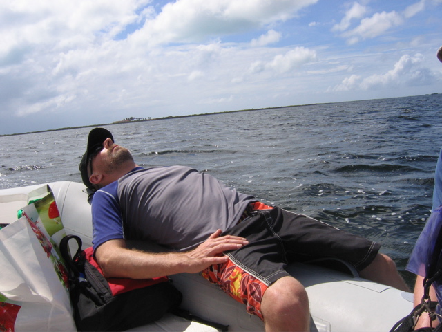 Ted, after a hard day's exploring