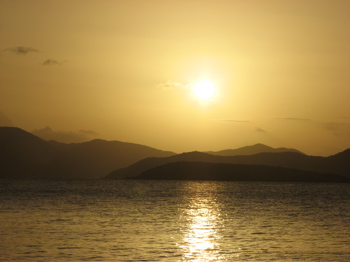 Sunset over St. John (T)