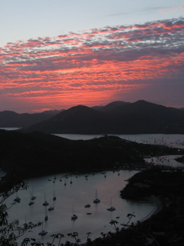 Sunset from Shirley Heights