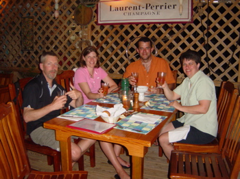 Ted, Heather, Kent and Michele at Gallipot (MP)