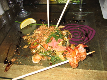 Seafood stirfry at L'Entracte