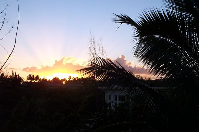 Sunrise in Princeville