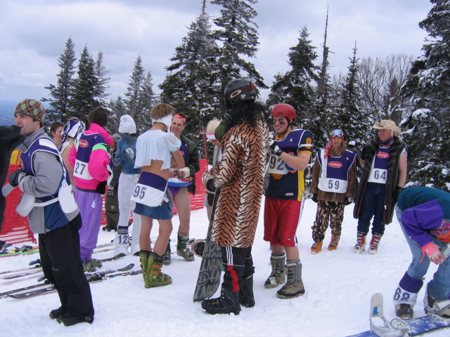 Start of the costume race