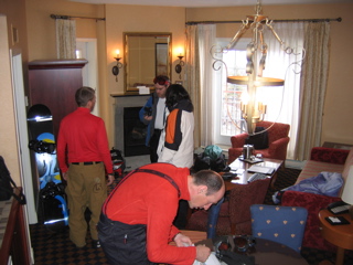 The Westin changing room (thank you Todd!)