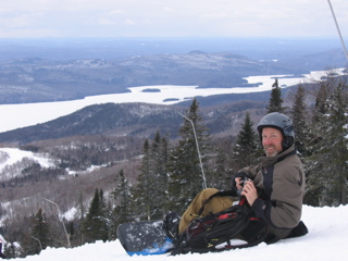 The Minister of Leisure atop Versant Sud