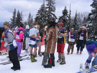 Start of the costume race