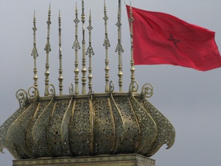 Moroccan Flag in Rabat