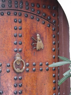 Outside the Rabat Gardens