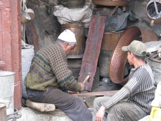 One of many metal workshops