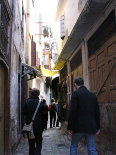 Narrow streets of the Medina of Fes el Bali