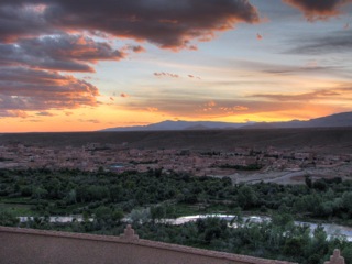 Sunset in Boumalne-Dades