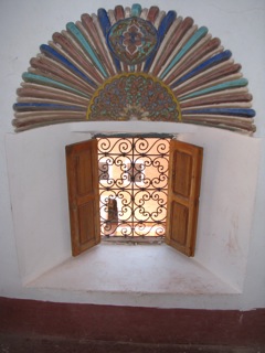 Window detail in Ouarzazate