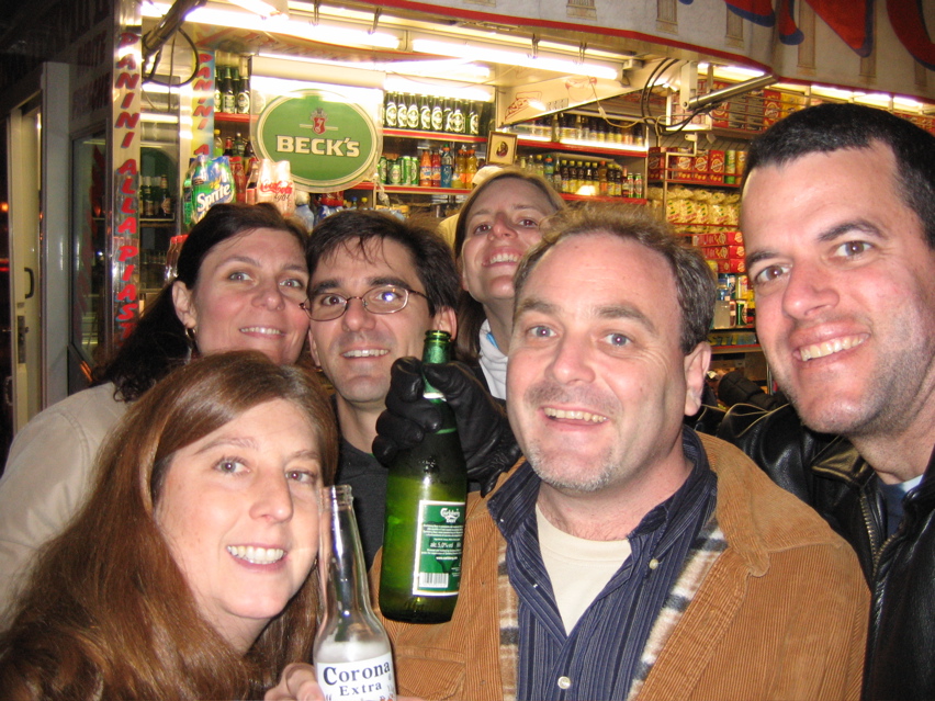 Post-game street party