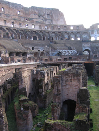 The Coloseum floor