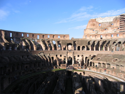 Inside the Coloseum