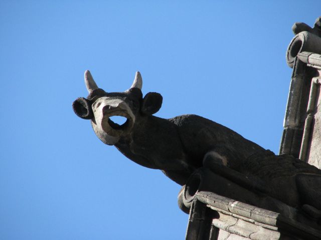 Dairy cow gargoyle