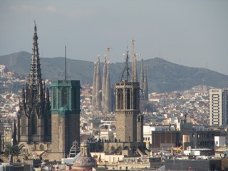 Barcelona skyline