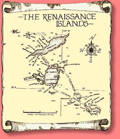 St. Martin and St. Barths Map