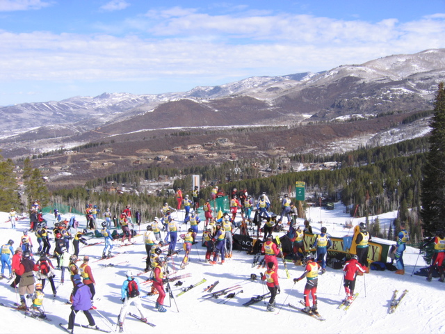 Race start for the 50-60 year olds