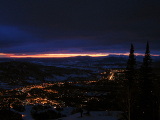 Steamboat town and base area