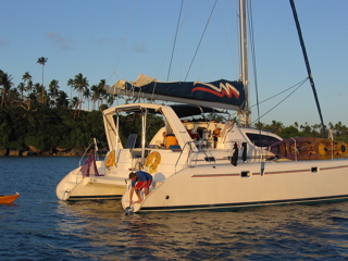 Anchored at Mala Island