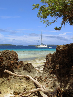 Anchored off Katafanga