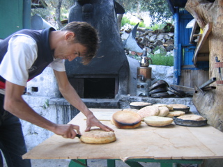 Fresh bread at Karaca&ouml;ren