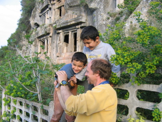 Chris and some locals
