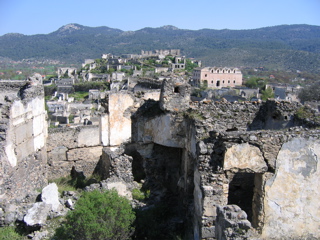 Kaya K&ouml;y&uuml; town near Fethiye