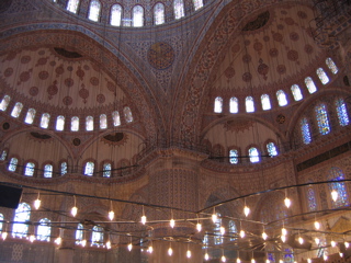 Inside the Blue Mosque