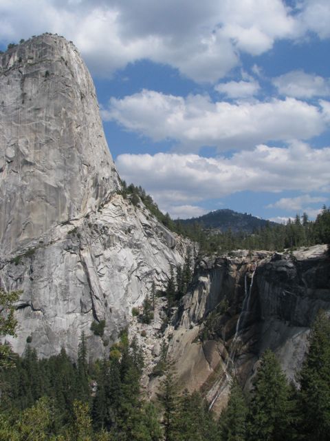 Nevada Falls and Liberty Cap