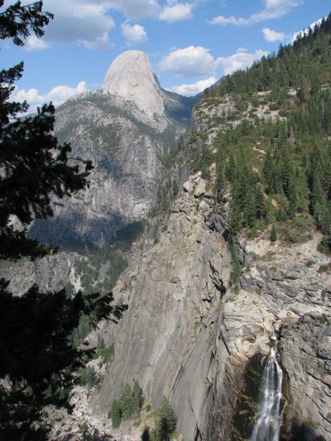 Half Dome and Illilouette Falls